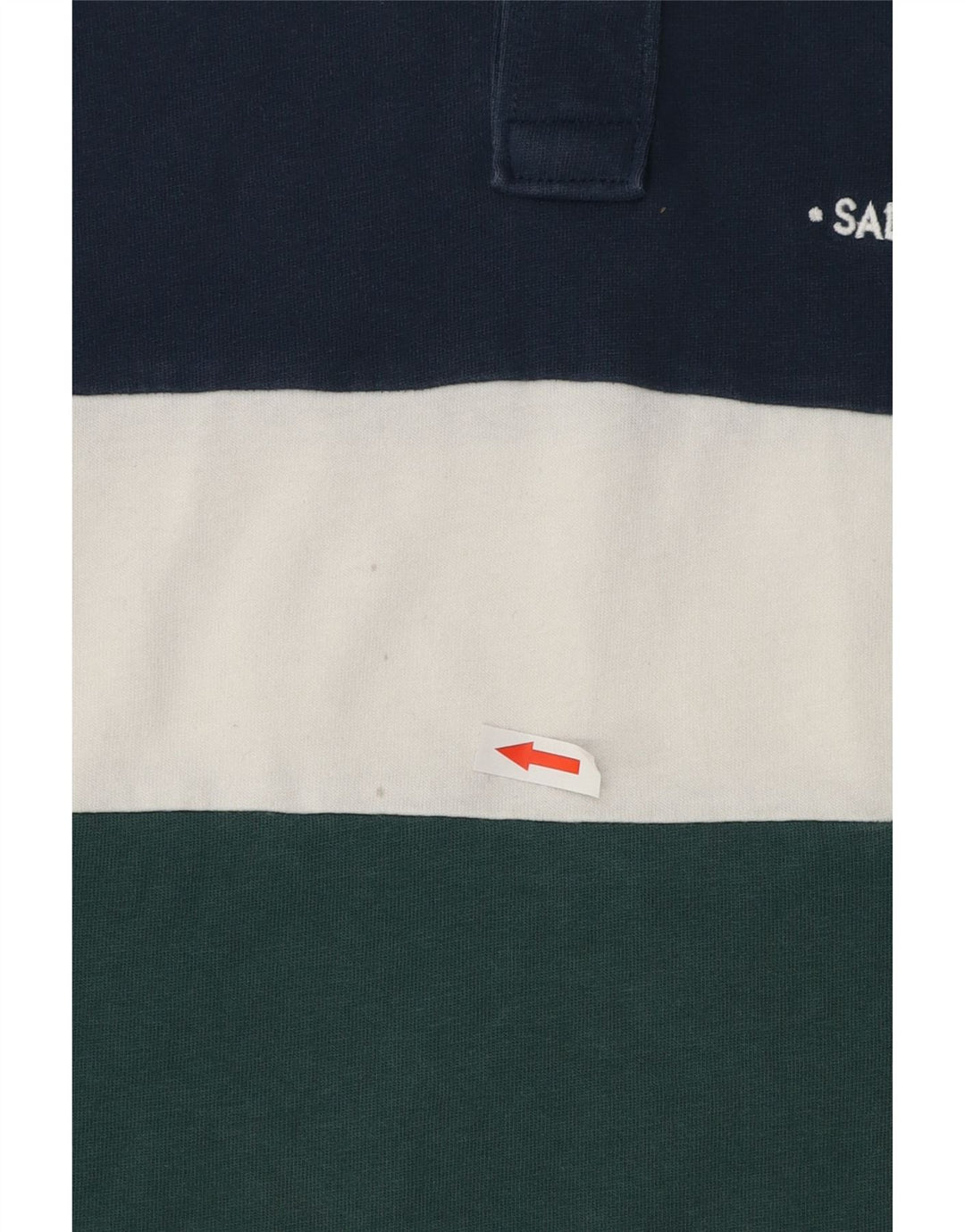 Besætningstøj Herre poloshirt Medium Blue Colourblock Bomuld