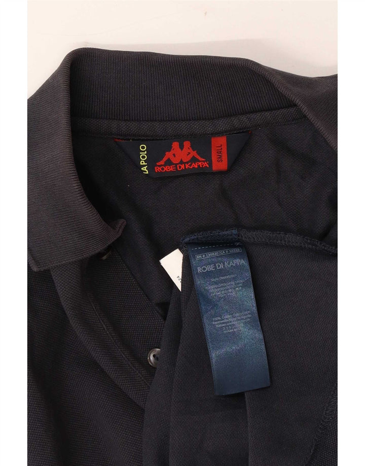 Kappa Langærmet Polo Shirt til mænd Lille marineblå bomuld