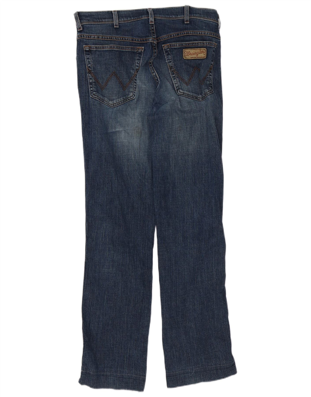 Wrangler Herre Texas Straight Jeans W32 L34 Blå Bomuld