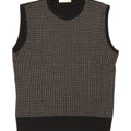 NARAMAGLIE Womens Vest Tank Top UK 10 Small Black Spotted Polyacrylic Vintage Naramaglie and Second-Hand Naramaglie from Messina Hembry 