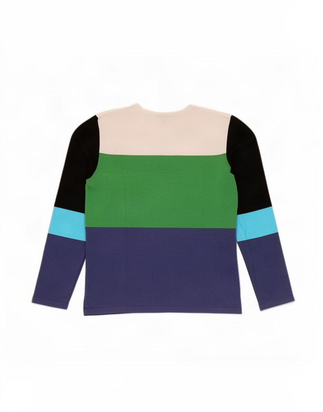 Fay Dametop Langærmet UK 14 Stor Flerfarvet Colourblock Viscose