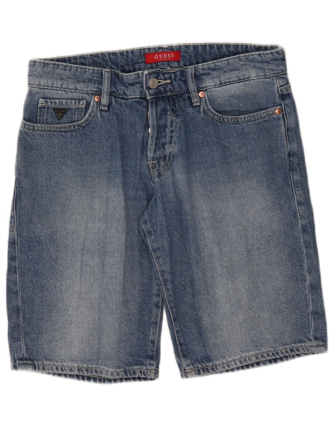 Guess denimshorts til kvinder W30 mellemblå bomuld