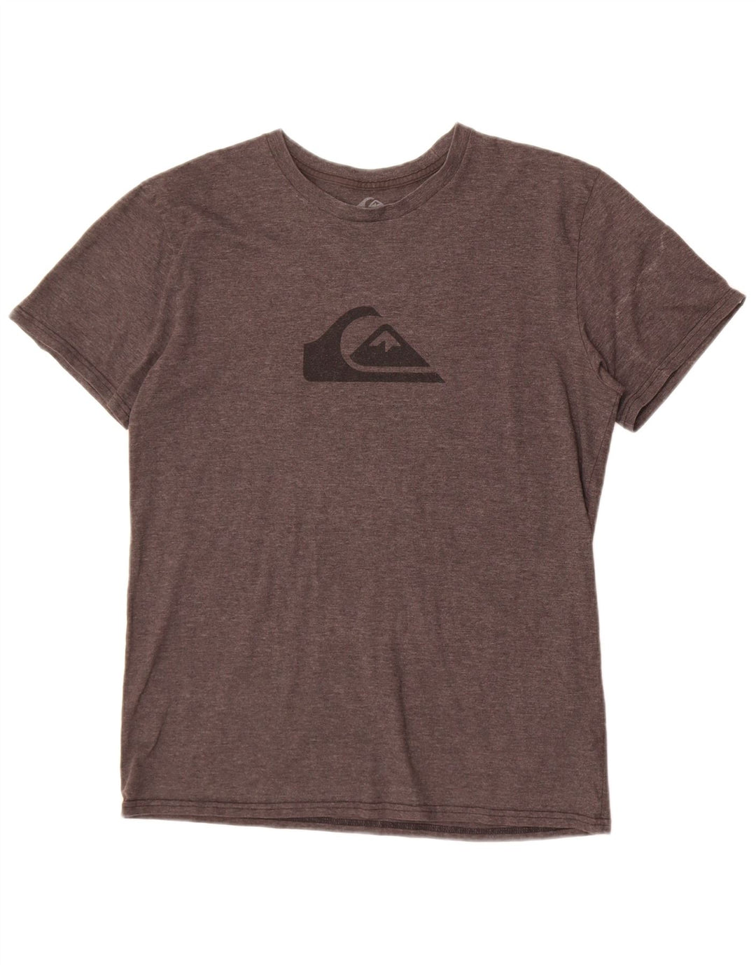 Quiksilver Herre Modern Fit Grafisk T-shirt Top mellemgrå bomuld