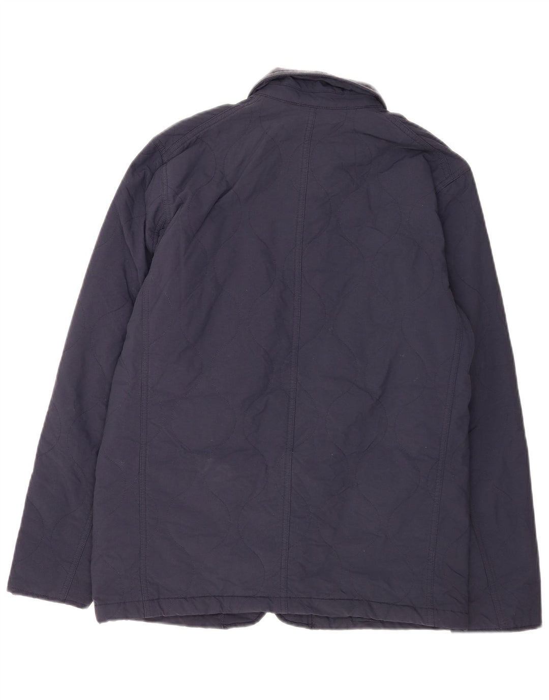 Levi's Herre quiltet jakke UK 38 Medium Marineblå Polyamid Classic