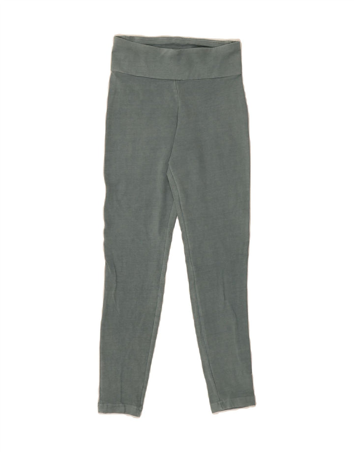 REEBOK Womens Leggings UK 4/6 XS  Green Vintage Reebok and Second-Hand Reebok from Messina Hembry 