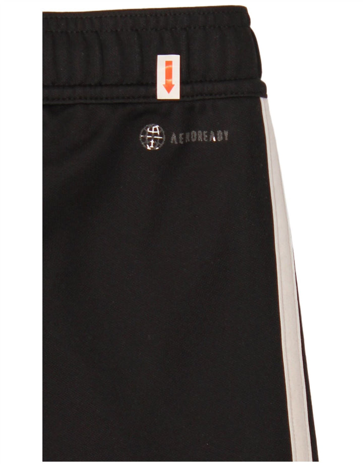 Adidas Boys Aeroready Tracksuit Bukser 11-12 år Sort Polyester