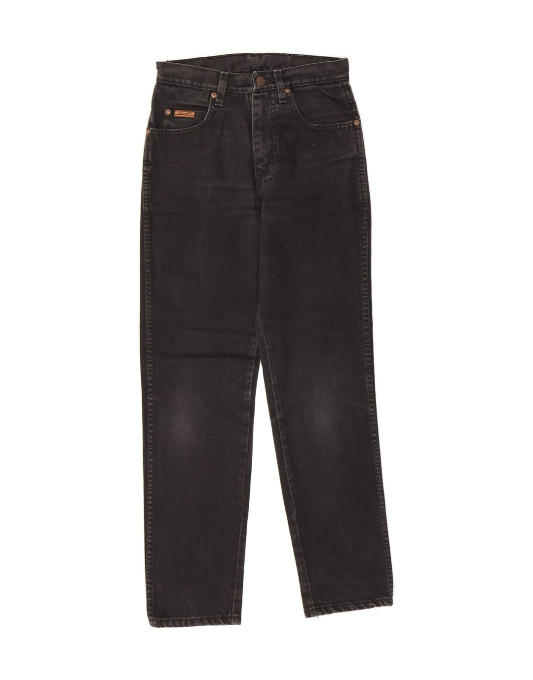 WRANGLER Womens Texas Straight Jeans W27 L30 Grey Cotton Vintage Wrangler and Second-Hand Wrangler from Messina Hembry 
