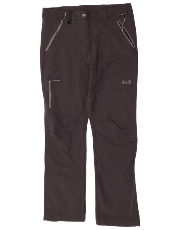 Jack Wolfskin Dame Hiking Cargo Trousers UK 10 Small W32 L31 Navy Blue