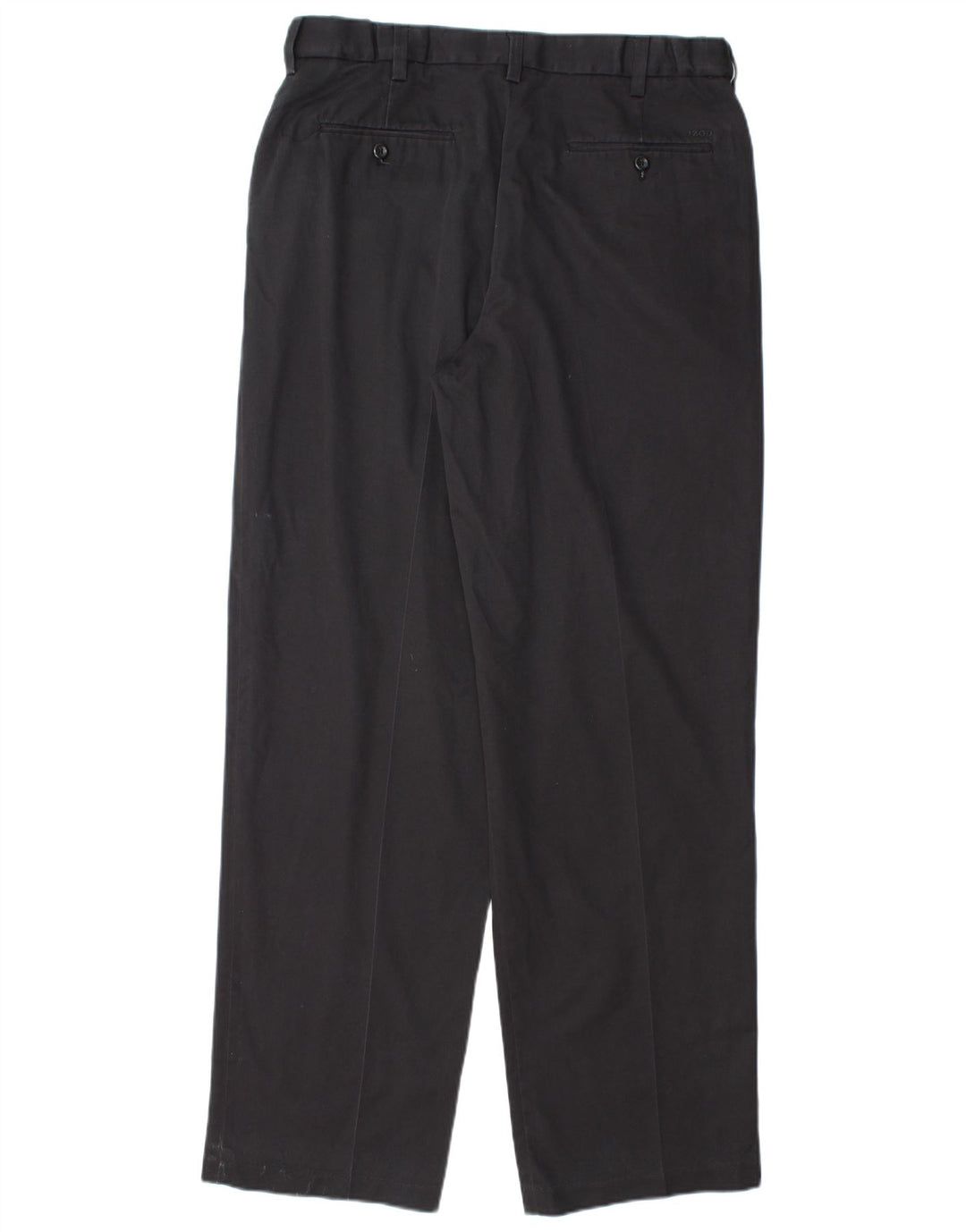 IZOD Lige Chino-bukser til mænd W34 L34 Marineblå bomuld