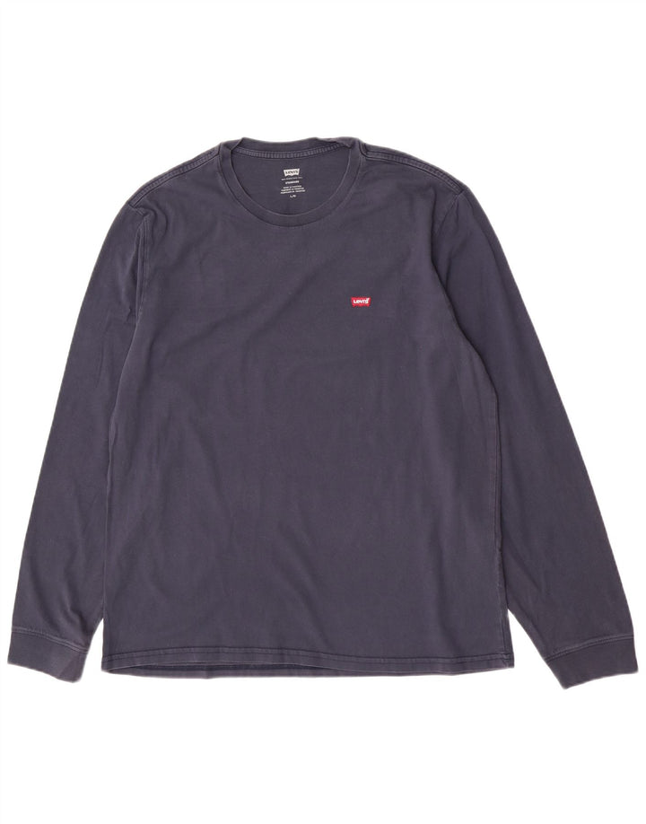 Levi's Herre Standard Top Langærmet Stor Marineblå Bomuld