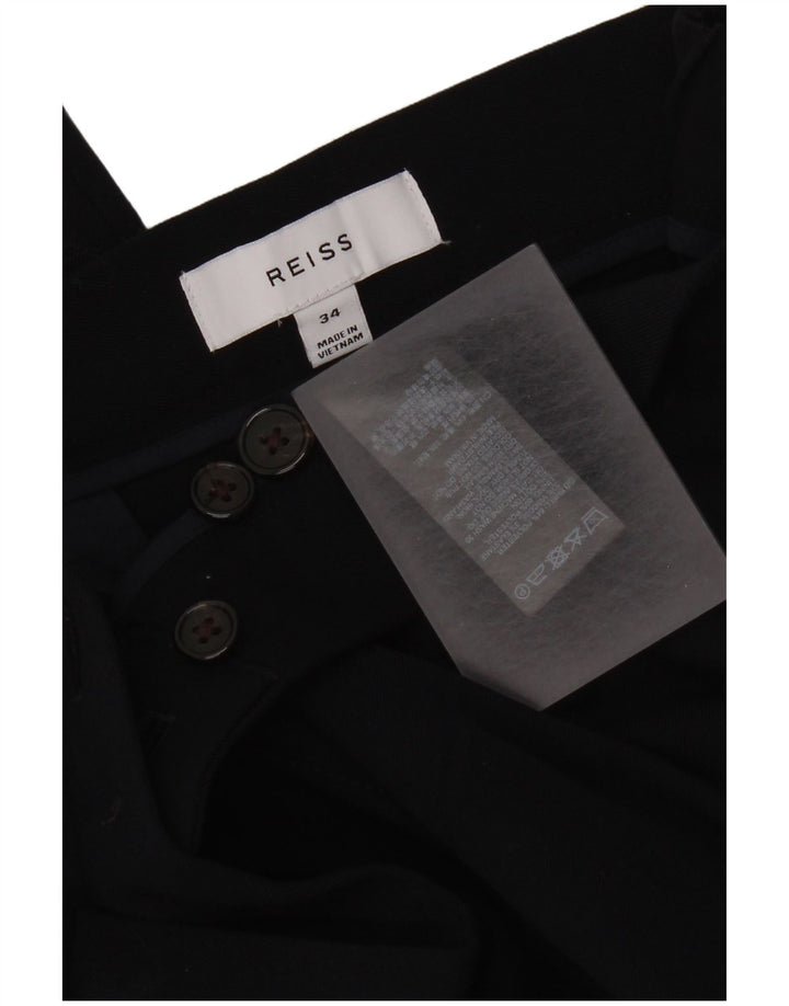 Reiss Lige Chinobukser til kvinder W34 L30 Marineblå polyester