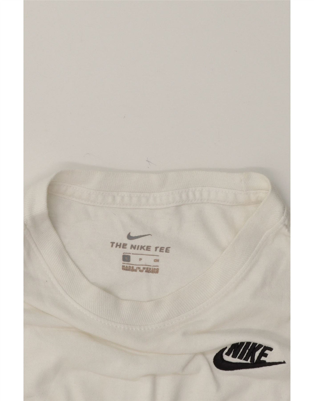 NIKE Womens T-Shirt Top UK 10 Small White Vintage Nike and Second-Hand Nike from Messina Hembry 