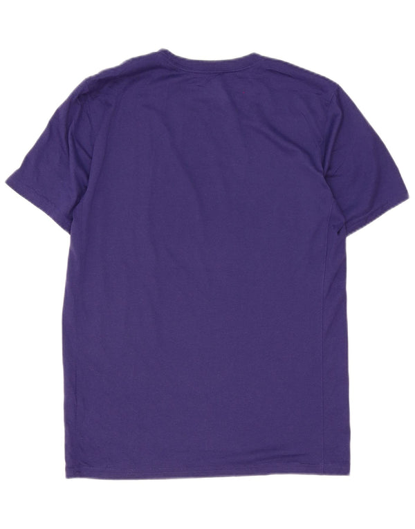 Nike Herre Dri Fit Grafisk T-Shirt Top Lille Lilla