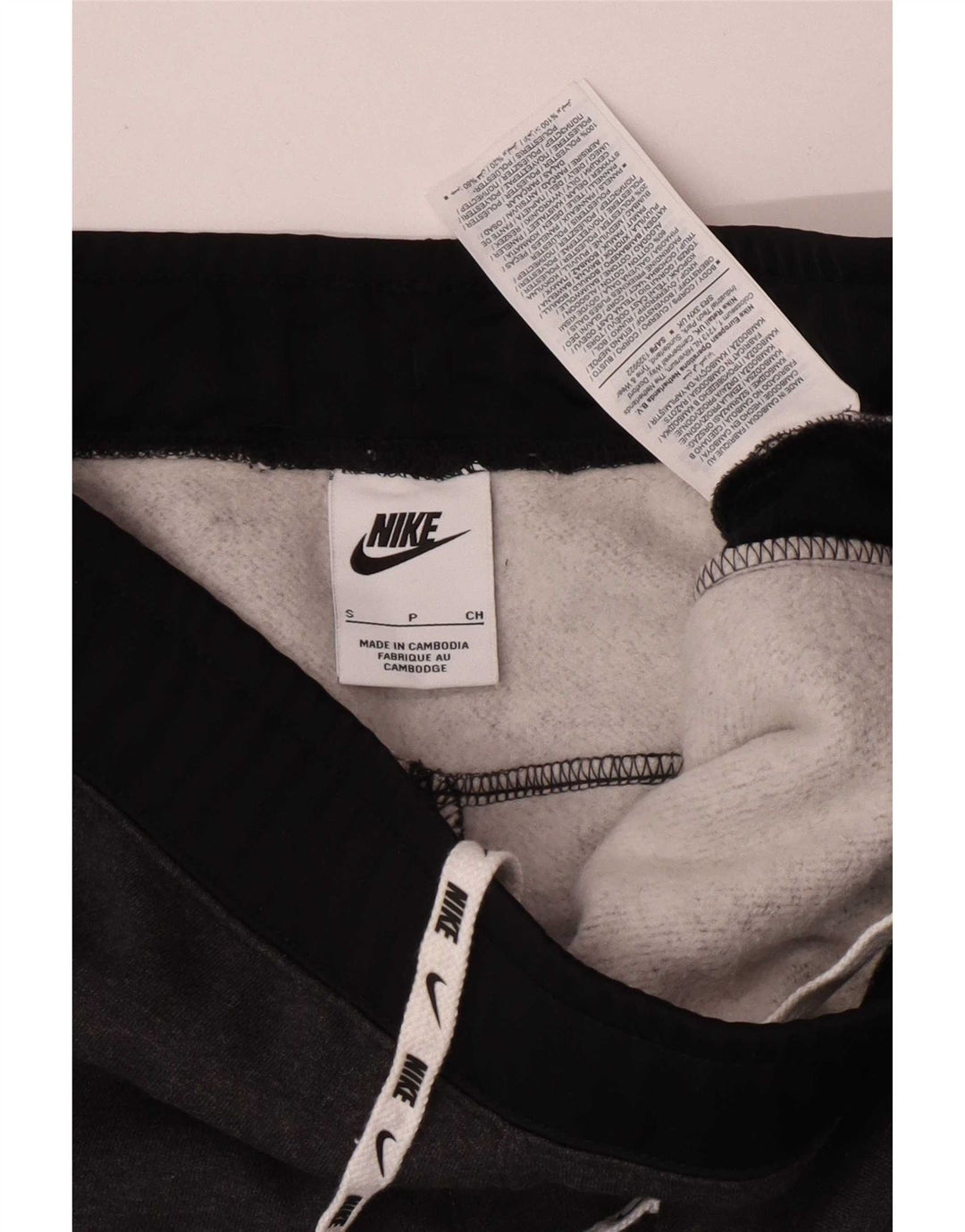Nike Træningsdragt bukser til mænd Joggers Små Grå Colourblock Bomuld