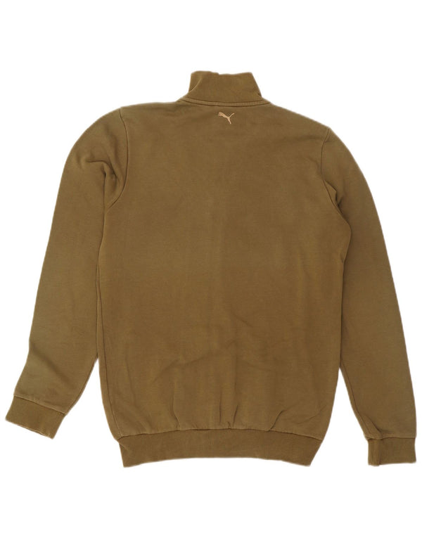 PUMA Træningsdragt topjakke til drenge 15-16 år Khaki Bomuld