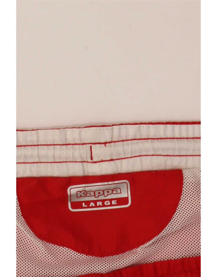 Kappa herre grafiske badeshorts store røde