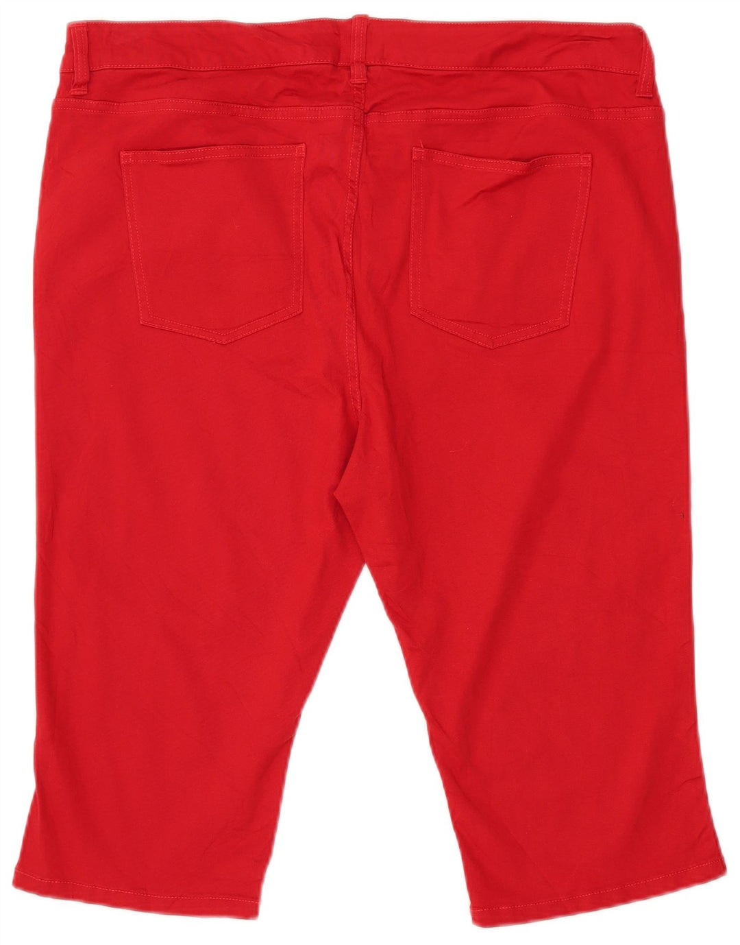 CHAPS Bermuda Shorts til kvinder US 18 2XL W38 Rød Bomuld