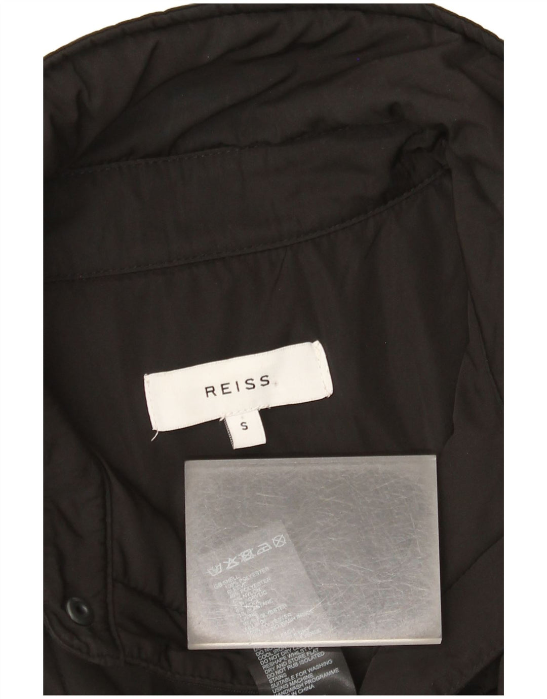 Reiss Polstret Herrejakke UK 36 Small Black Polyester