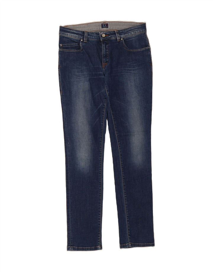 TRUSSARDI Womens Slim Jeans W27 L32 Blue Vintage Trussardi and Second-Hand Trussardi from Messina Hembry 