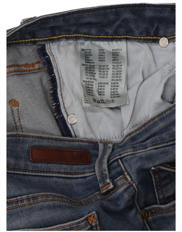 Lee Herre Marion Straight Jeans W31 L31 Blå Bomuld