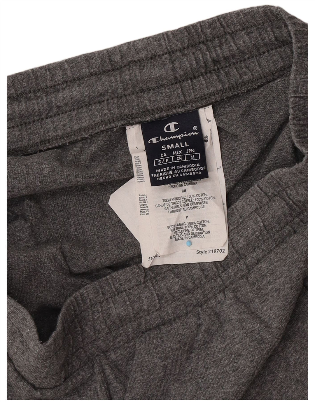 Champion Herre sportsshorts Små grå bomuld
