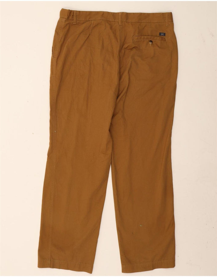Marks & Spencer Herre Regular Fit Chinobukser W36 L31 Brun bomuld