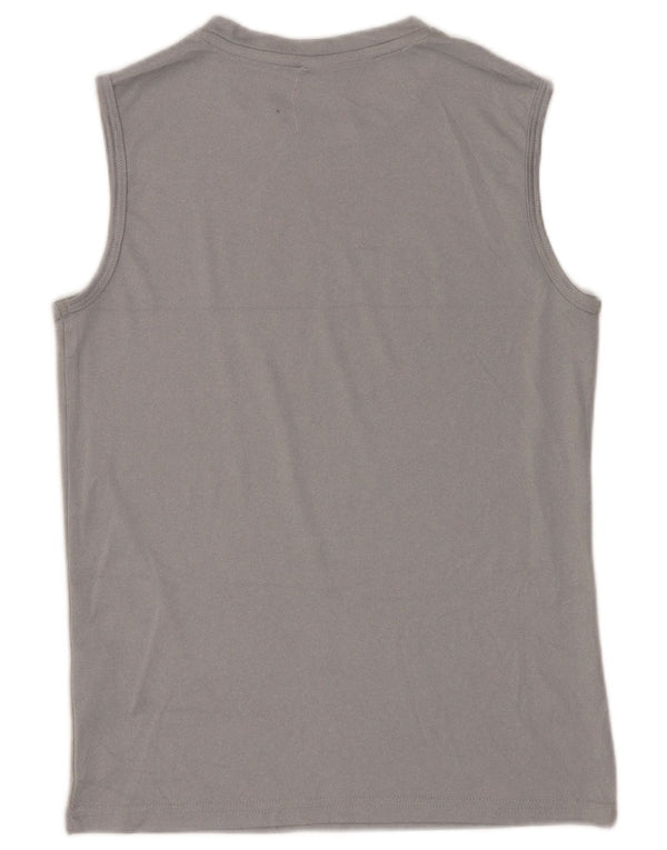 Puma Drenge Grafisk Vest Top 10-11 År Medium Grå Polyester