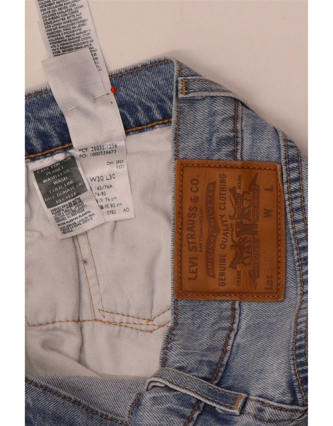 Levi's Herre 511 Slim Jeans W30 L30 Blå Bomuld