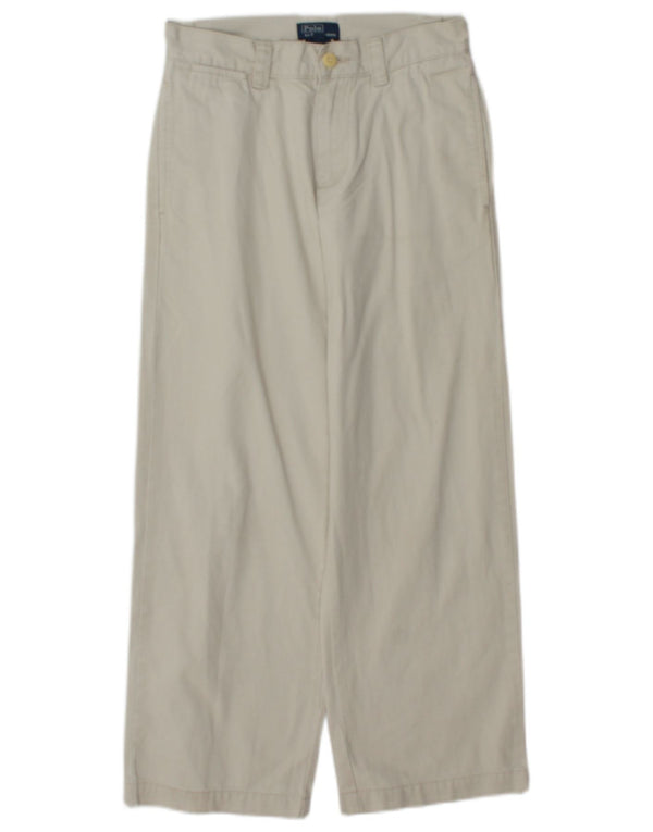 Polo Ralph Lauren Drenge Chinobukser med brede ben 9-10 år W24 L24 Beige