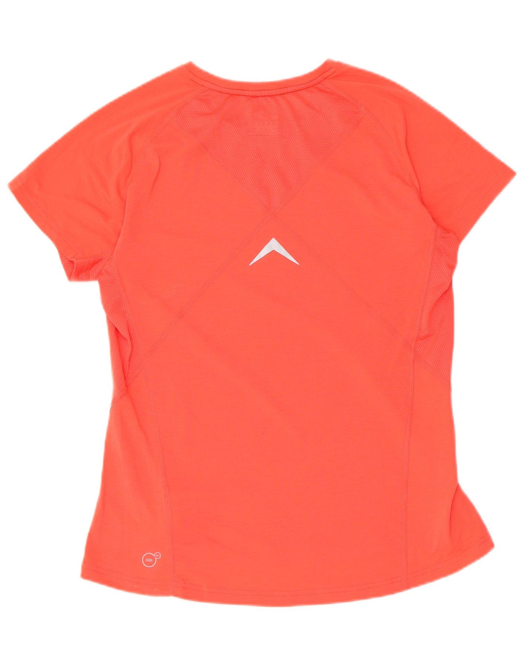 Puma Dame T-Shirt Top UK 14 Stor Rød Polyester