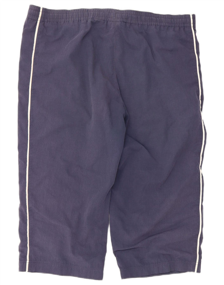 NIKE Mens Bermuda Sport Shorts Large  Navy Blue Polyester