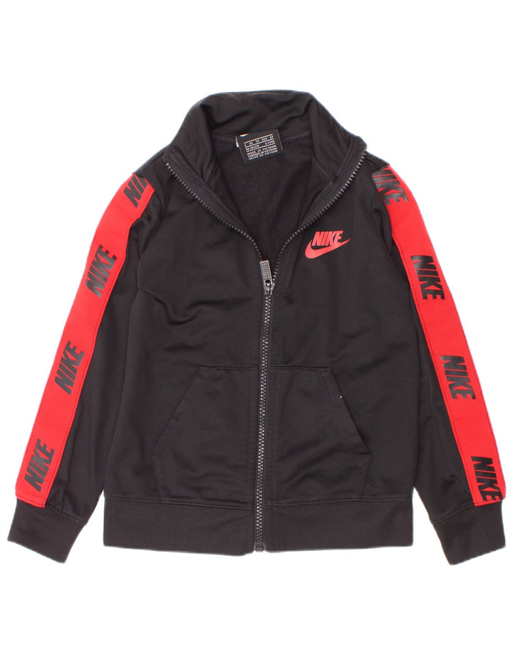Nike drenge grafisk træningsdragt topjakke 3-4 år XS Sort Colourblock