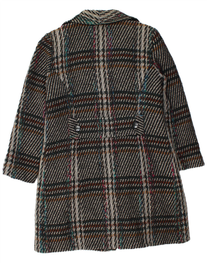 Vintage overfrakke til kvinder UK 38 Medium Flerfarvet ternet