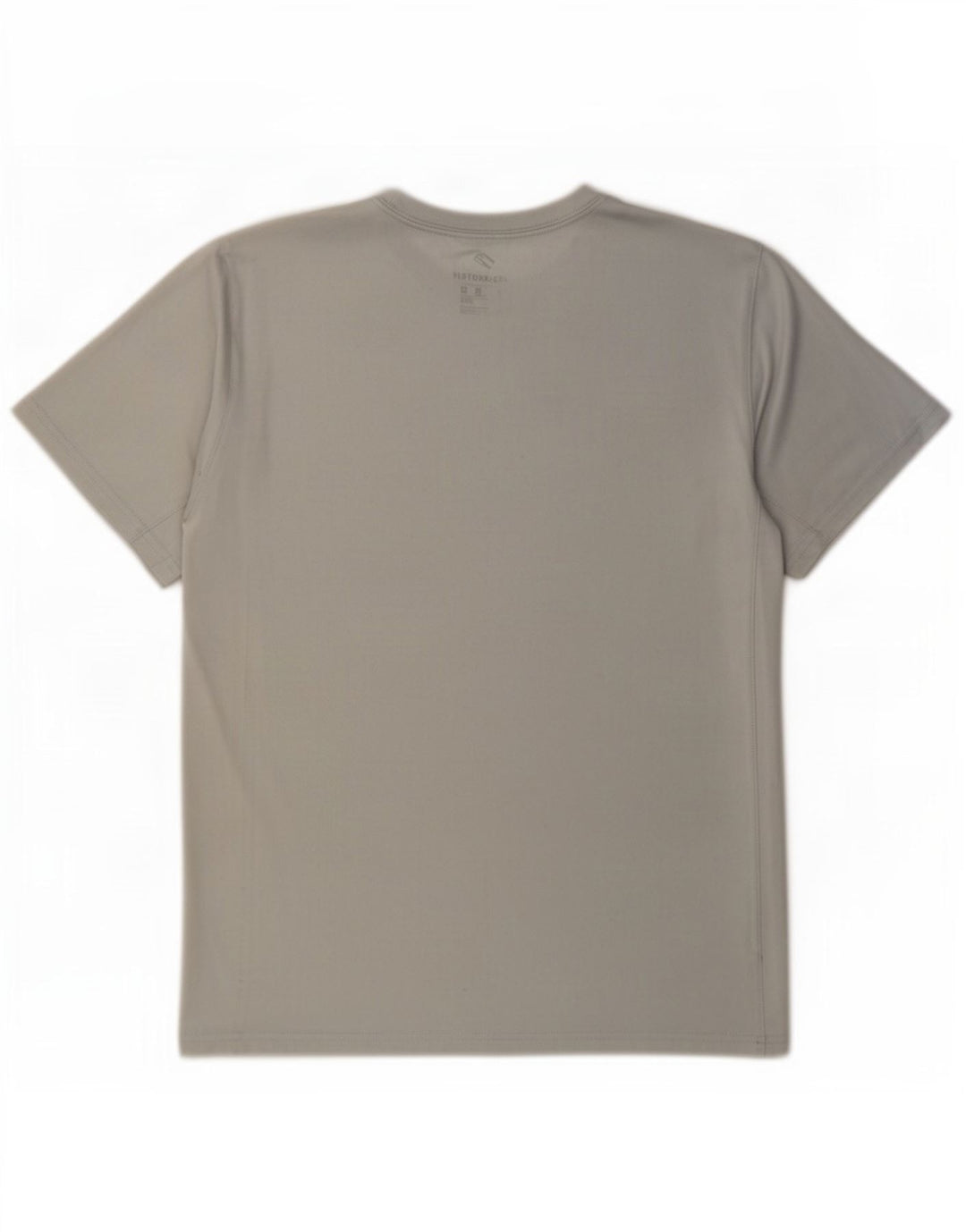 Nike Herre Dri Fit grafisk T-shirt top mellemgrå polyester