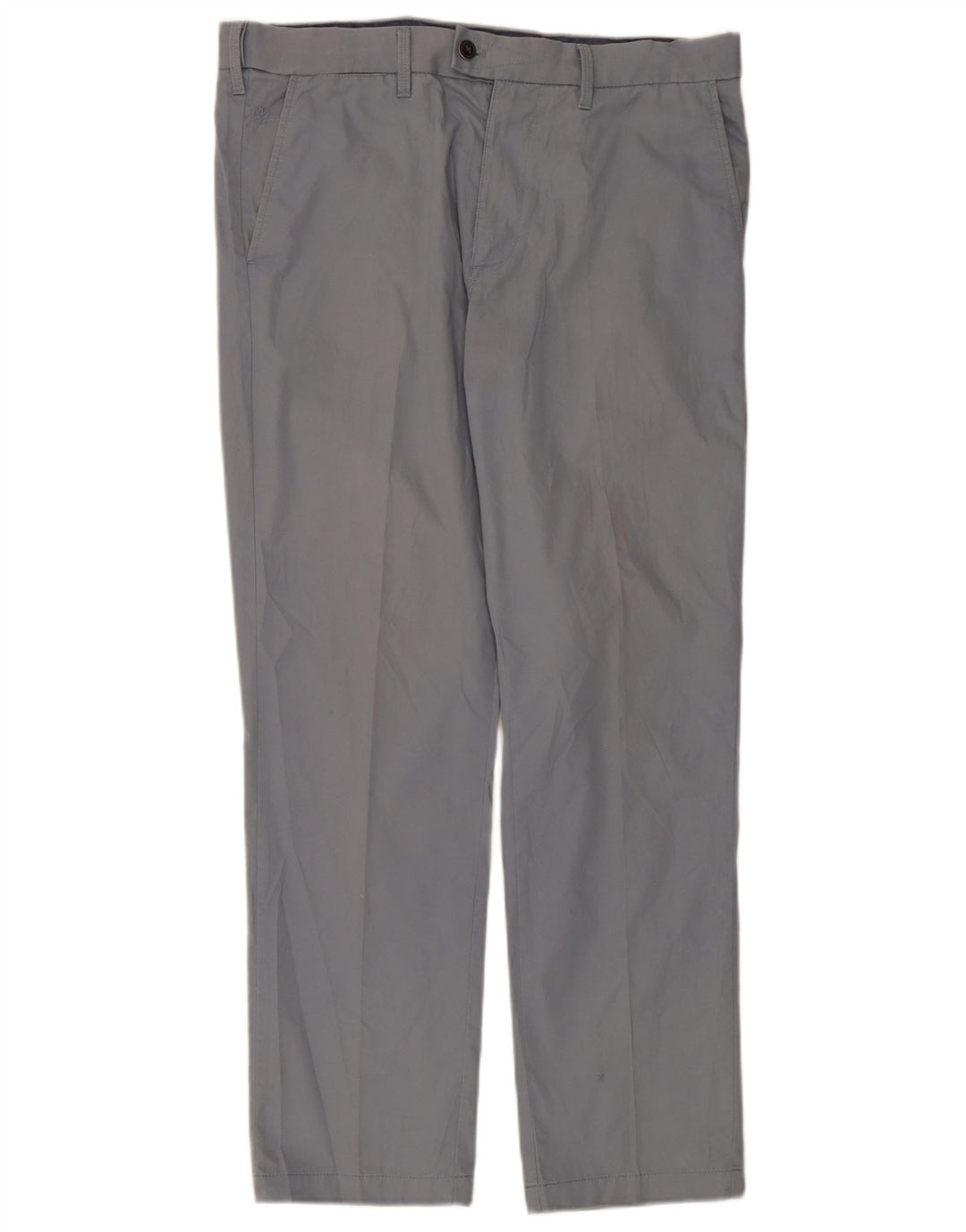 Marks & Spencer Herre Regular Fit Suit Bukser W36 L31 Blå bomuld