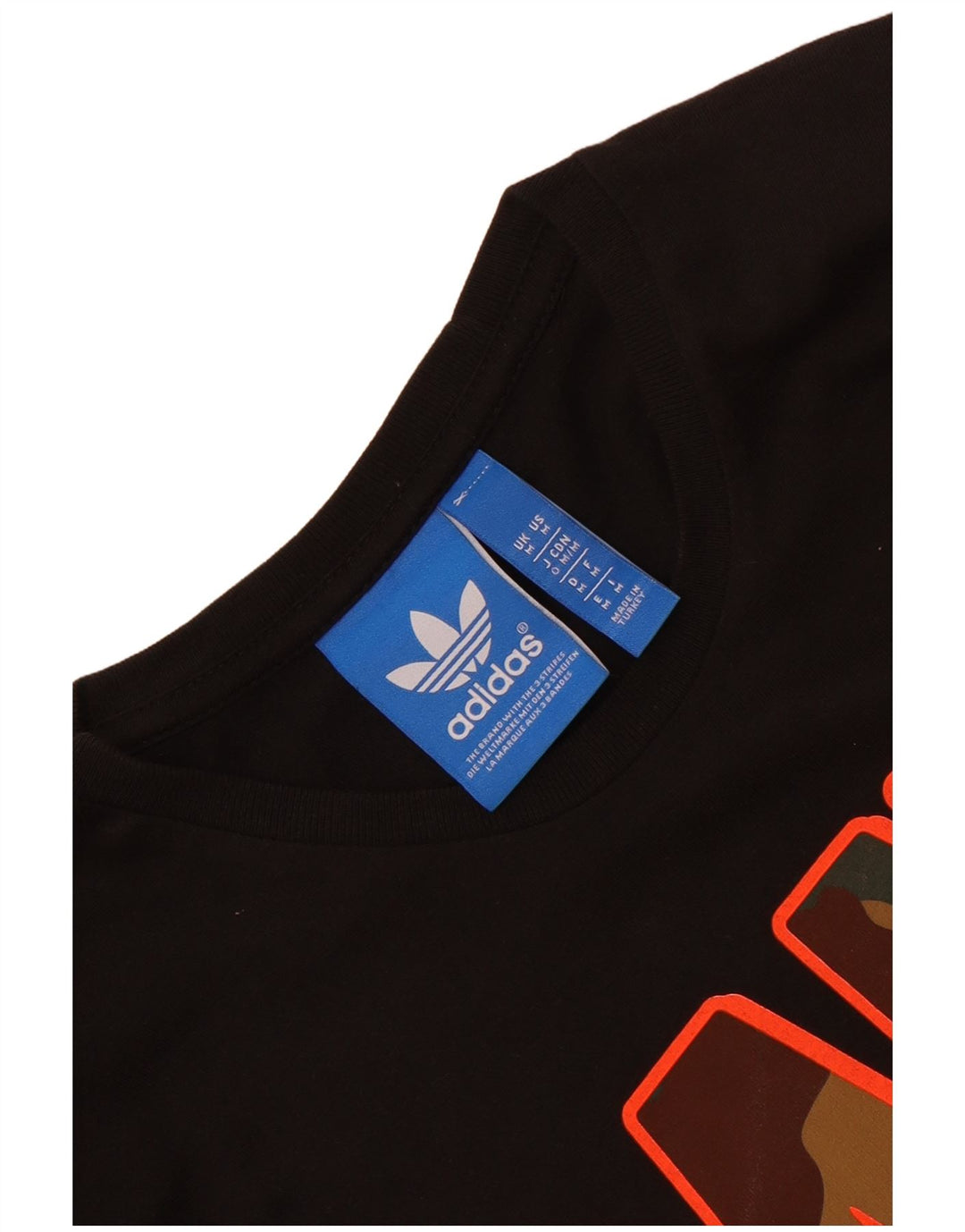 Adidas Grafisk T-shirt til mænd, medium sort