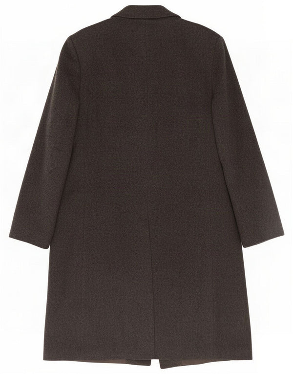 St Michael Mens Overcoat UK 42 Large Grey Wool