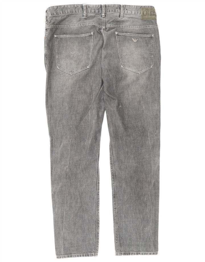 Armani Herre Slim Jeans W36 L32 Grå Bomuld