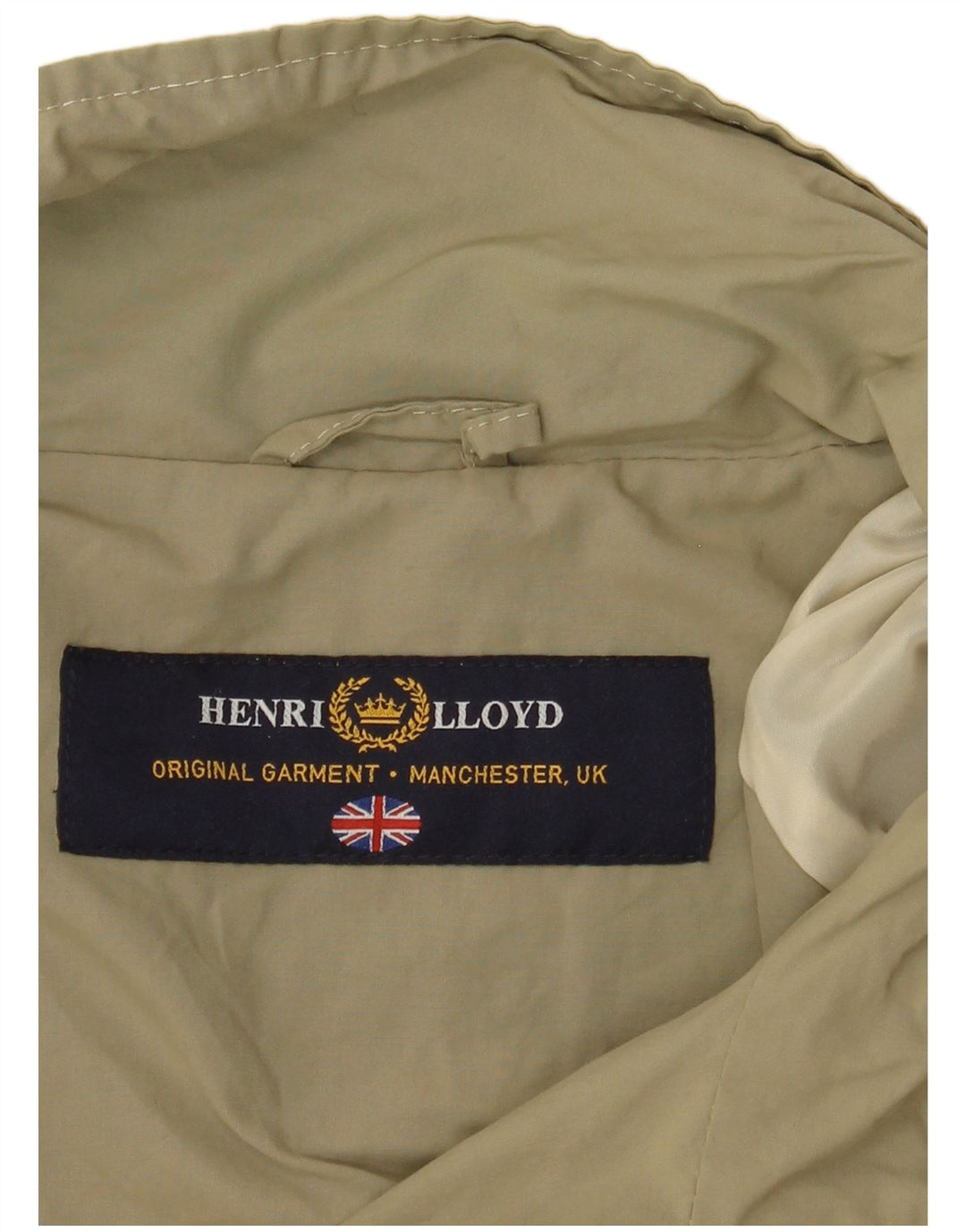Henri Lloyd Herre Bomber Jacket UK 40 Large Khaki Colourblock