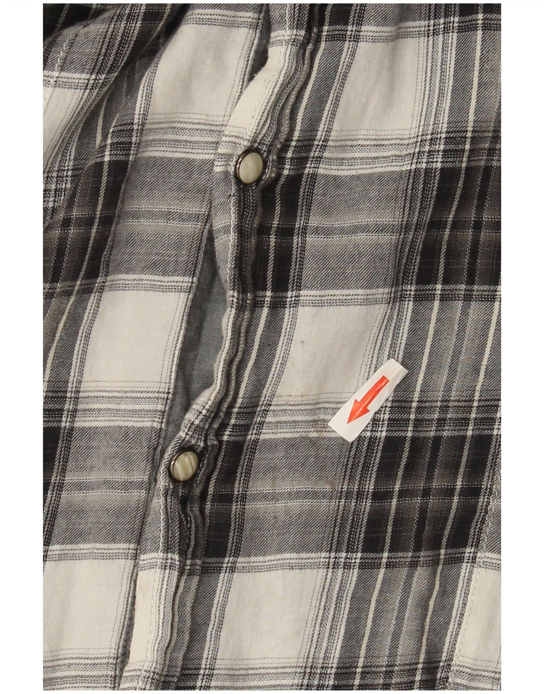 Jack & Jones Herre kortærmet flannelskjorte Stor grå ternet bomuld