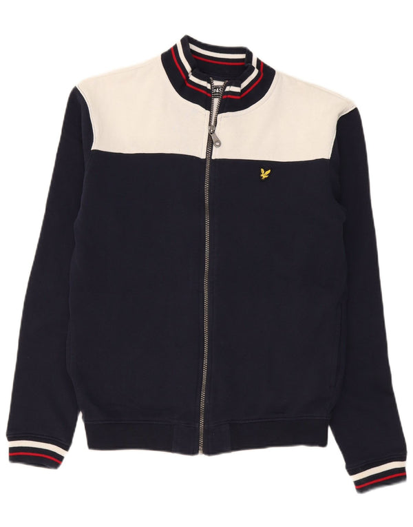 Lyle & Scott Boys træningsdragt topjakke 14-15 år marineblå farveblok