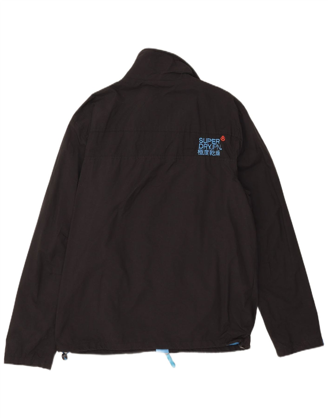Superdry Herre The Windhiker Regnjakke UK 44 2XL Sort Nylon