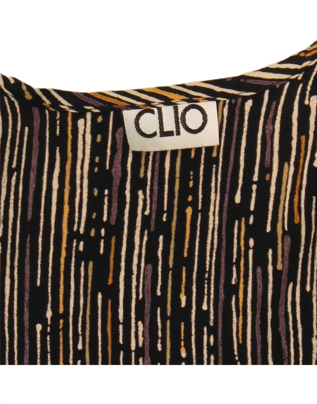 Clio Dameskjortebluse UK 14 Stor Flerfarvet Stribet