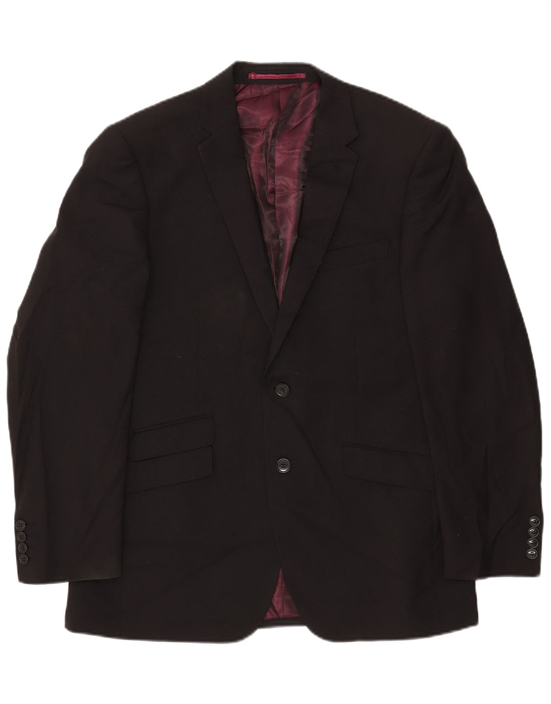 Marks & Spencer Herre Autograph 2 Button Blazer Jacket UK 40 Large Black