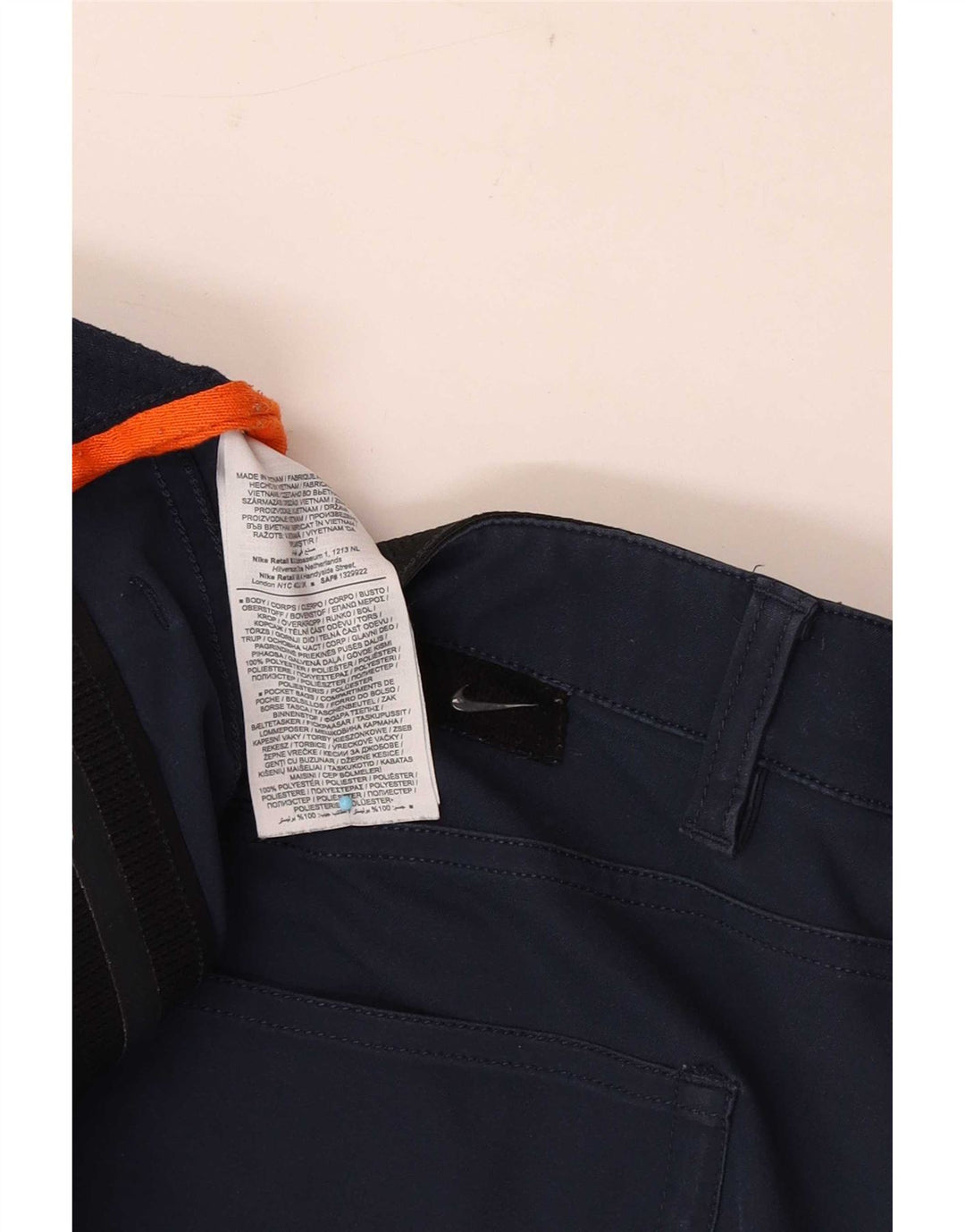 Nike Straight Casual Bukser til mænd W36 L27 Marineblå polyester