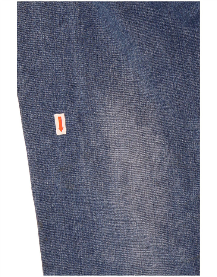 Fat Face Dame Distressed Straight Jeans W30 L28 Blå Bomuld