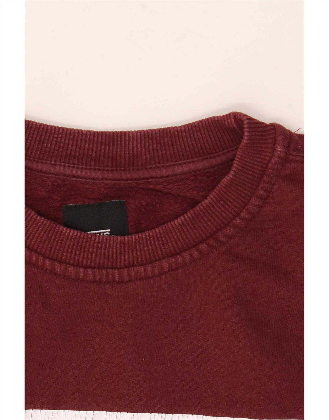 Vans Herre Grafisk Sweatshirt Jumper Medium Burgundy