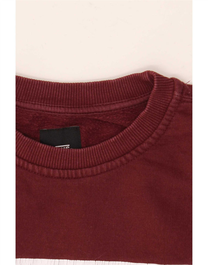 Vans Herre Grafisk Sweatshirt Jumper Medium Burgundy