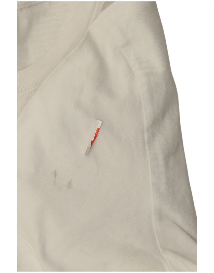 Nike Herre T-shirt Top XS Hvid Bomuld