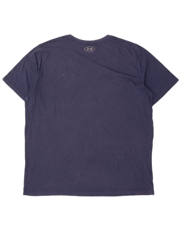Under Armour Herre T-Shirt Top 2XL Navy Blue